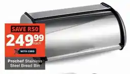 Checkers Prochef Stainless Steel Bread Bin offer