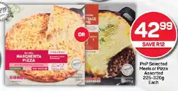 Pick n Pay Hypermarket PnP Selected Meals or Pizza Assorted 225-320g offer
