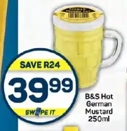 Pick n Pay Hypermarket B&S Hot German Mustard 250ml offer