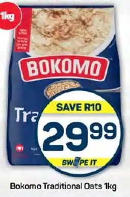 Pick n Pay Hypermarket Bokomo Traditional Oats 1kg offer