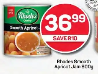Pick n Pay Hypermarket Rhodes Smooth Apricot Jam 900g offer