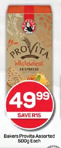 Pick n Pay Hypermarket Bakers Provita Assorted 500g Each offer