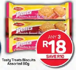Pick n Pay Hypermarket Tasty Treats Biscuits Assorted 80g offer