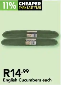 English Cucumbers each