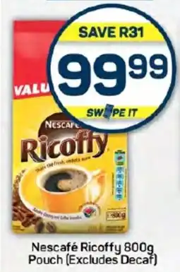 Pick n Pay Hypermarket Nescafé Ricoffy 800g Pouch (Excludes Decat) offer
