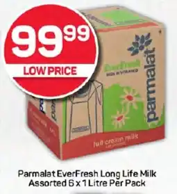 Pick n Pay Hypermarket Parmalat EverFresh Long Life Milk Assorted 6x1 Litre Per Pack offer