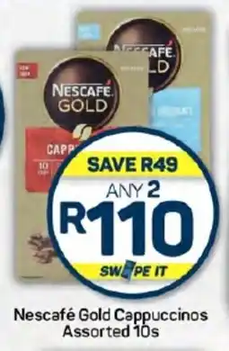 Pick n Pay Hypermarket Nescafe Gold Cappuccinos Assorted 10s offer