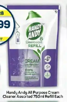 Handy Andy All Purpose Cream Cleaner Assorted 750ml Refill Each
