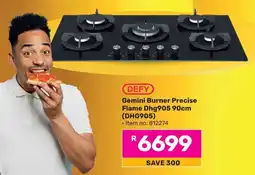 Game DEFY Gemini Burner Precise Flame Dhg905 90cm (DHG905) offer
