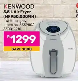 Game KENWOOD 5,5 L Air Fryer (HFP50.000WH) offer