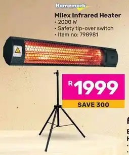 Game Milex Infrared Heater offer
