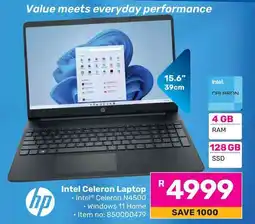 Game HP Intel Celeron Laptop offer