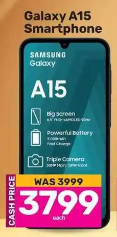 Game SAMSUNG Galaxy A15 Smartphone offer