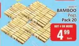 KitKat Cash and Carry BAMBOO Pegs Pack 20 offer