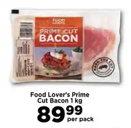 Food Lover's Market Food Lover's Prime Cut Bacon 1kg offer