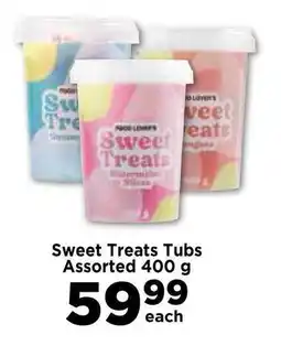 Food Lover's Market Sweet Treats Tubs Assorted 400g offer