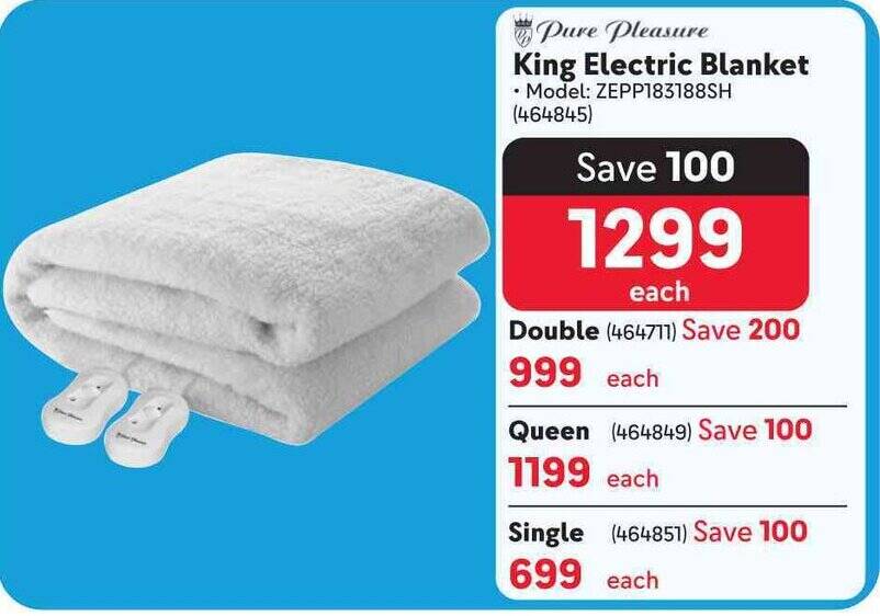 Makro electric blanket sale