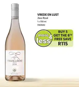 VREDE EN LUST Jess Rosé 1x 750ml