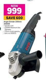 Game Ryobi Angle Grinder 230mm 2000W offer