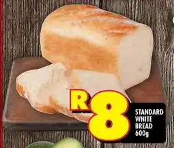 Shoprite STANDARD WHITE BREAD 600g offer