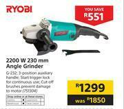 Builders Warehouse Ryobi 2200W 230mm Angle Grinder offer