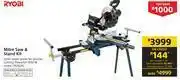 Builders Warehouse Ryobi Mitre Saw & Stand Kit offer