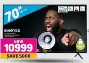 Game Sinotec 70" (177cm) UHD 4K Android TV offer