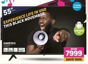 Game Sinotec 55" (139cm) UHD Android TV STL-55U20AT offer