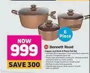Game Bennett Read Copper And Black 6 Pcs Pot Set offer