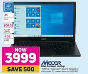 Game Mecer Intel Celeron Laptop offer