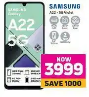 Game Samsung 6.4" (16.2cm) A22- 5G Violet offer