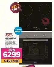 Game Defy Box Set Slimline Under Counter Oven + Hob DCB 866 offer