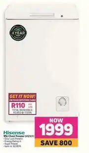 Hisense 95L Chest Freezer H125CF