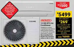 Builders Warehouse GOLDAIR 12 000 BTU Air Conditioner offer