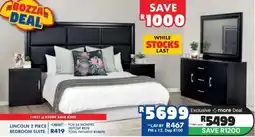 Russells LINCOLN 2 PIECE BEDROOM SUITE offer