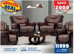 Russells CHESTER 4 PIECE LOUNGE SUITE offer