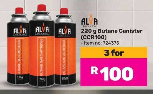 220g Butane Canister (CCR100) offer at Game