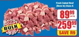 Boxer Fresh Cubed Beef (Bone In) Class A offer