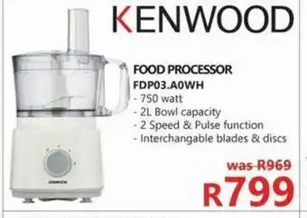 Tafelberg Furnishers Kenwood - Food Processor FDP03.A0WH offer