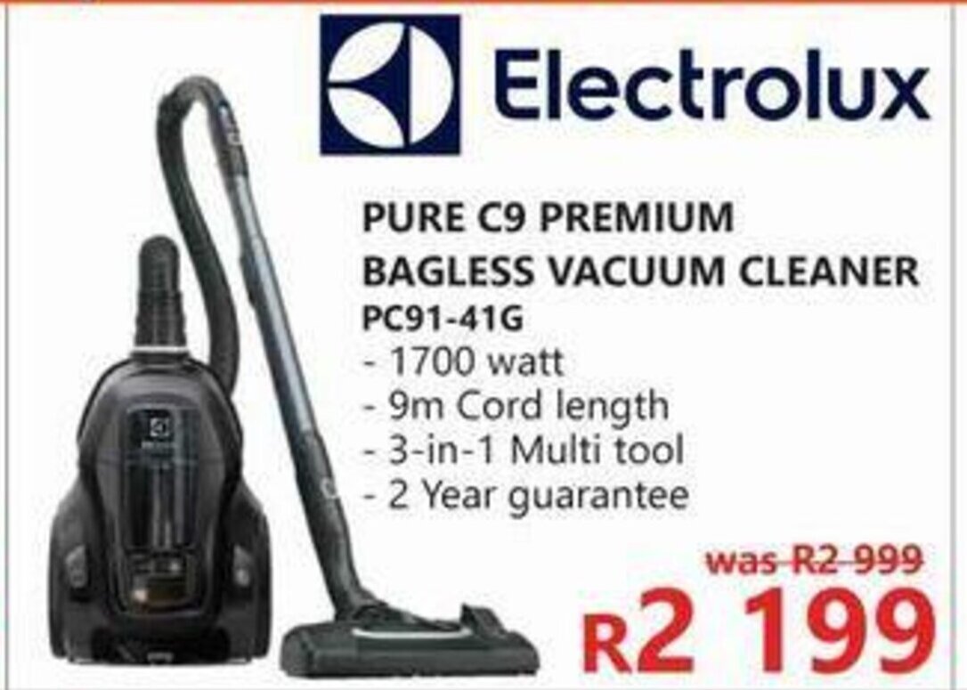 Electrolux Pure C9 Premium Bagless Vacuum Cleaner PC9141G offer at