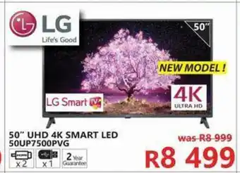 Tafelberg Furnishers LG - 50" UHD 4K Smart LED - 50UP7500PVG offer
