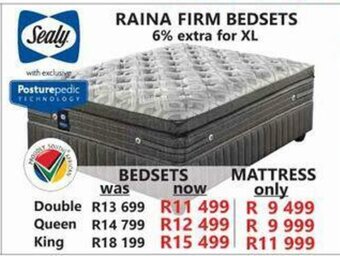 Sealy - Raina Firm Bedsets - Queen