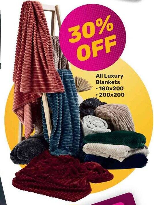All Luxury Blankets offer at Game