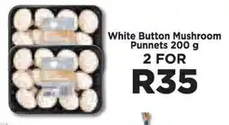 Food Lover's Market White Button Mushroom Punnets 200g offer