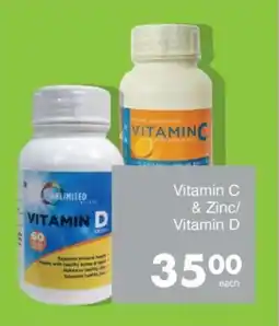 Save Vitamin C & Zinc/ Vitamin D offer