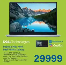 Incredible Connection DELL Inspiron Plus 7440 Intel Ultra 7 Laptop offer