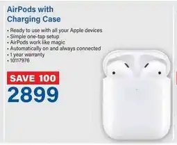 Incredible Connection AirPods with Charging Case offer