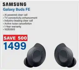 Incredible Connection SAMSUNG Galaxy Buds FE offer
