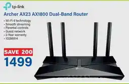 Incredible Connection Archer AX23 AX1800 Dual-Band Router offer