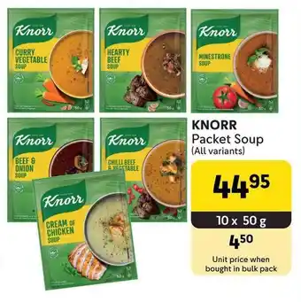 Makro KNORR Packet Soup (All variants) offer